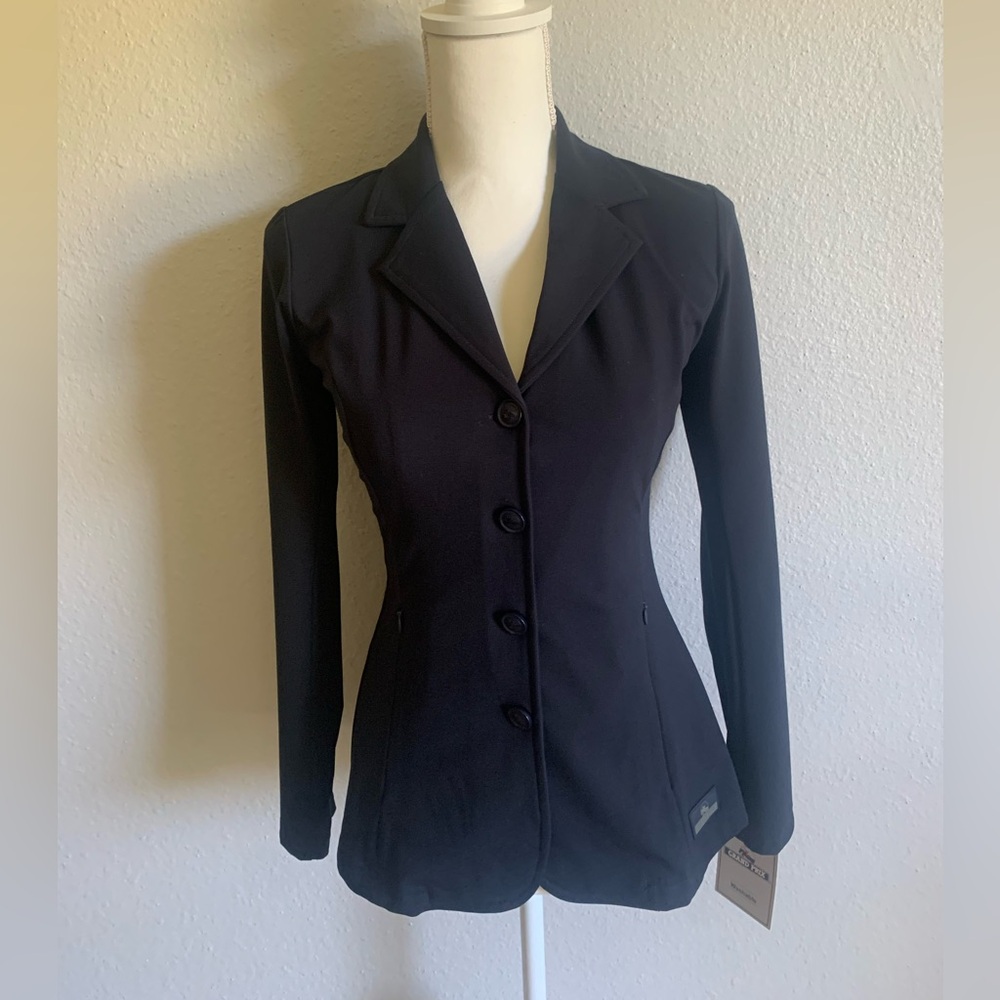 Grand Prix EQJ Quinn Show Coat Navy sz 8 NWT